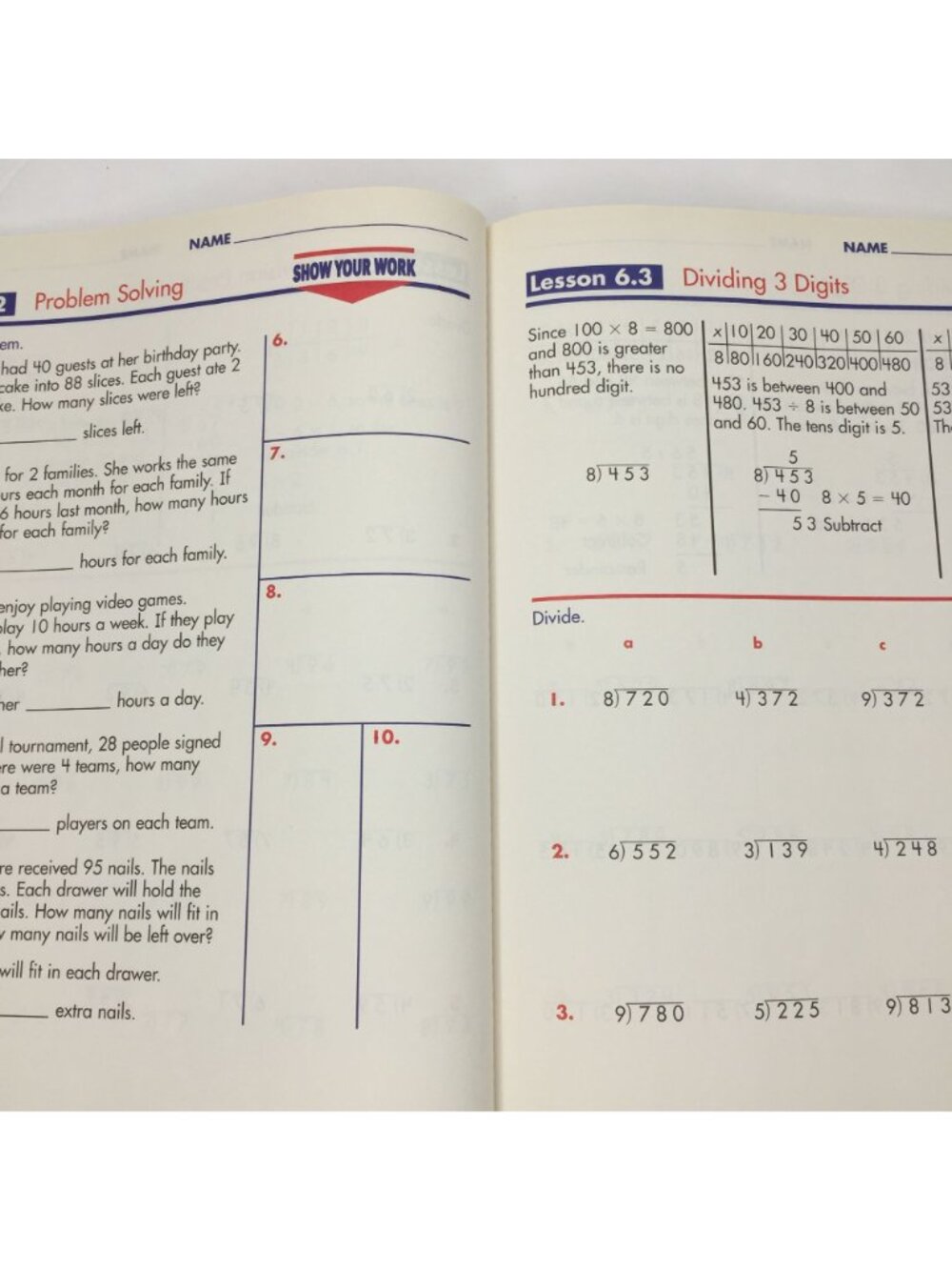 Spectrum Math Workbook Grade 4 Test Prep Multiplication Fractions Geometry - Picture 9 of 12